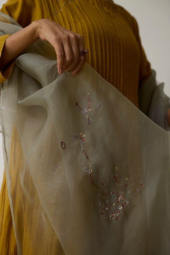 YUKTA | Turmeric Yellow Handloom Cotton Kurta Set