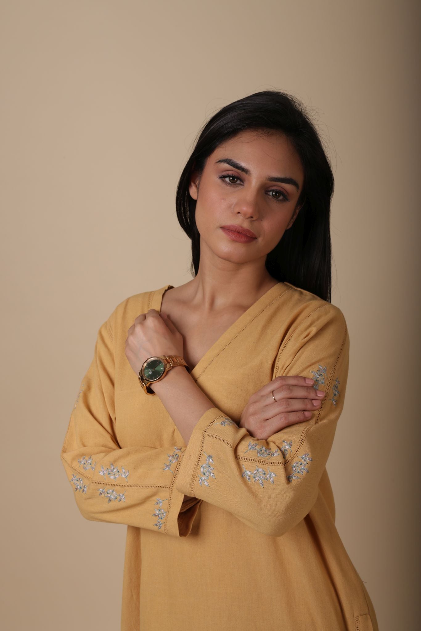 GIA CANARY YELLOW KURTA
