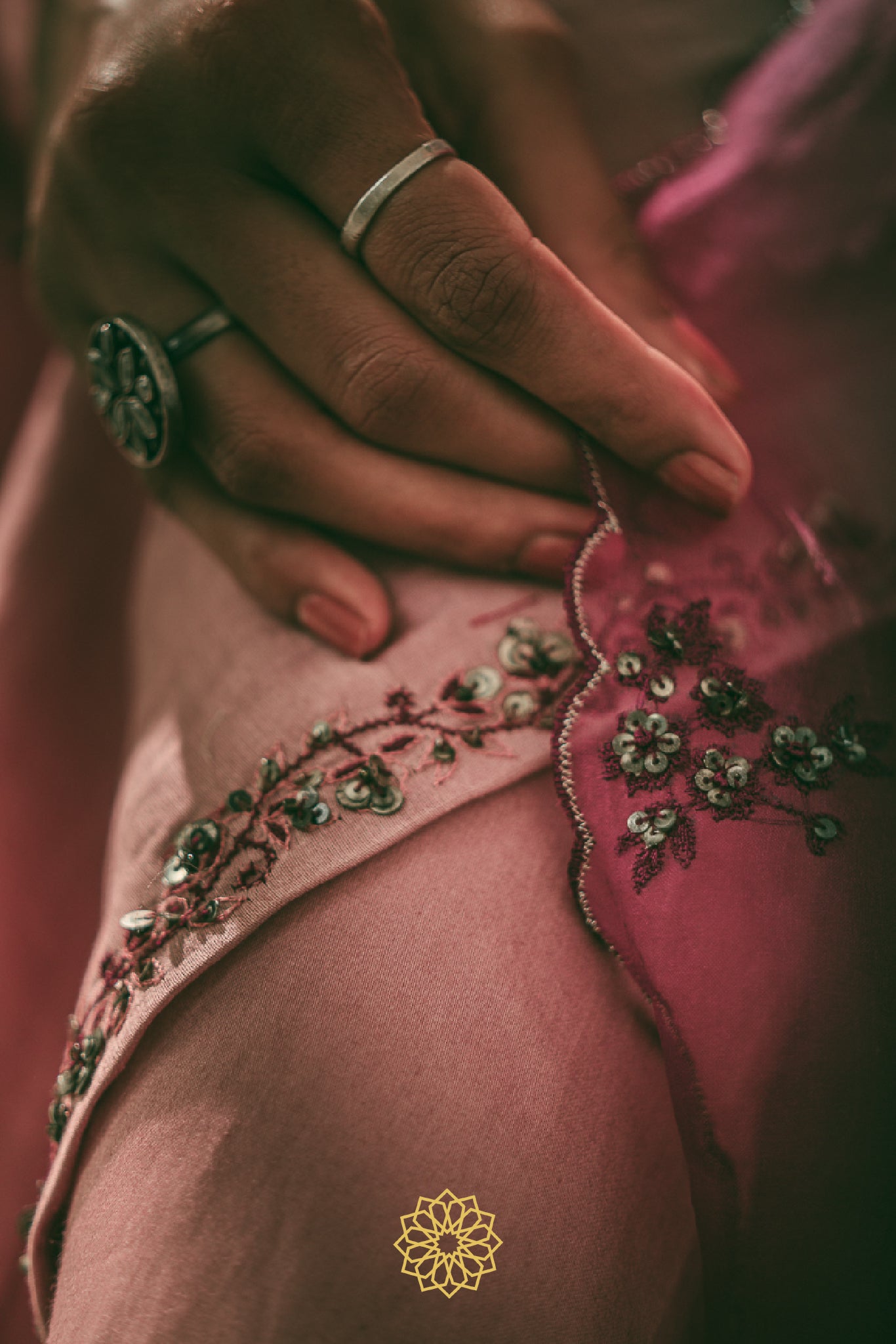 PINK ONYX ANARKALI SET
