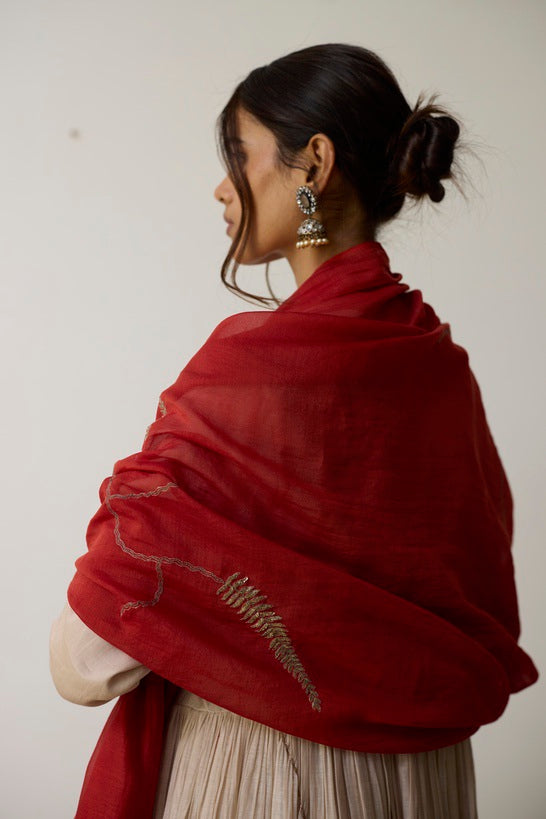 SIRA | Blush Handloom Cotton Agrakha Set