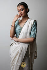 Load image into Gallery viewer, CHAND EMBROIDERED CHANDERI SAREE

