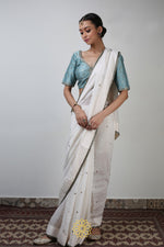 Load image into Gallery viewer, CHAND EMBROIDERED CHANDERI SAREE
