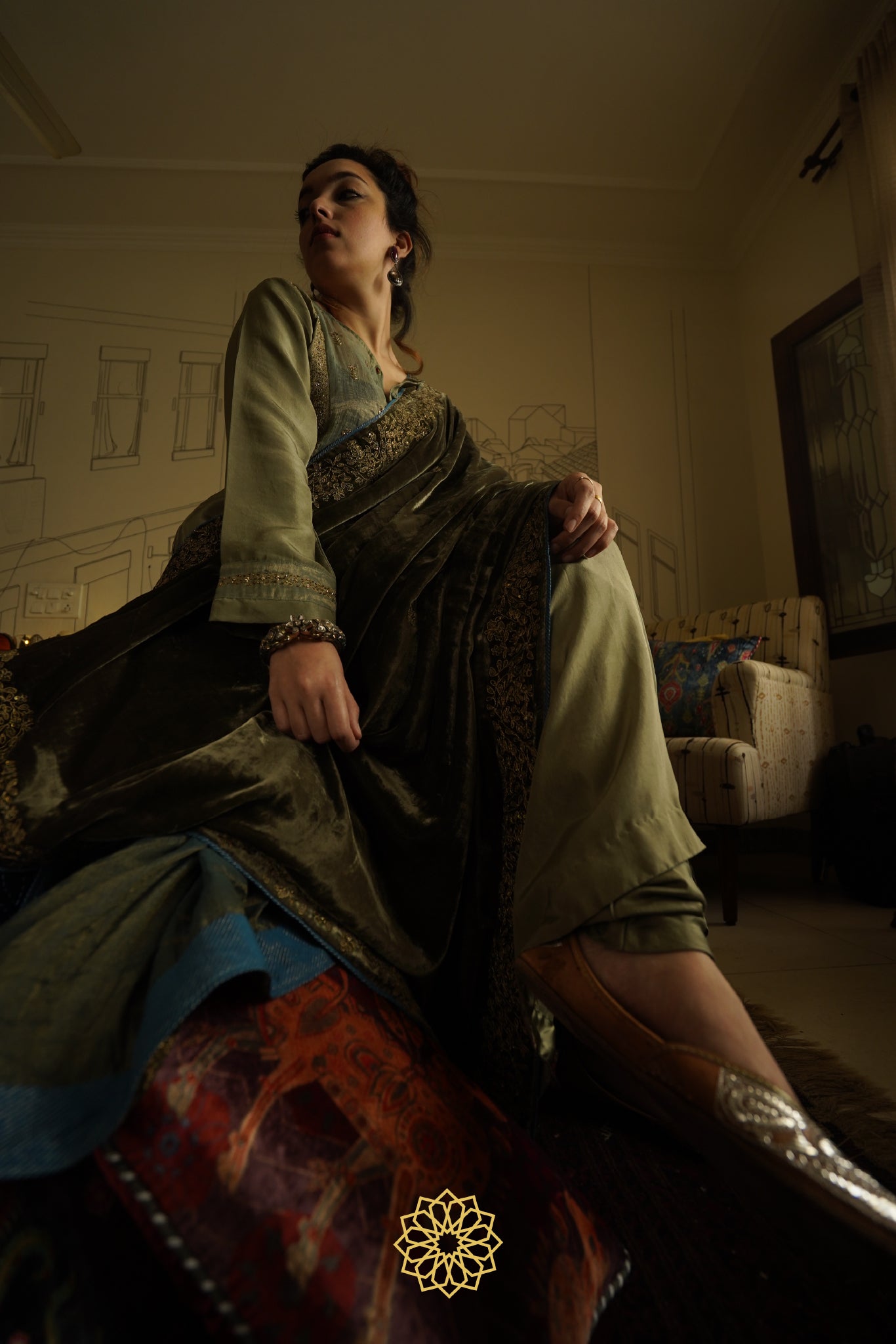 HIRAT EMBROIDEREED DUSHALA