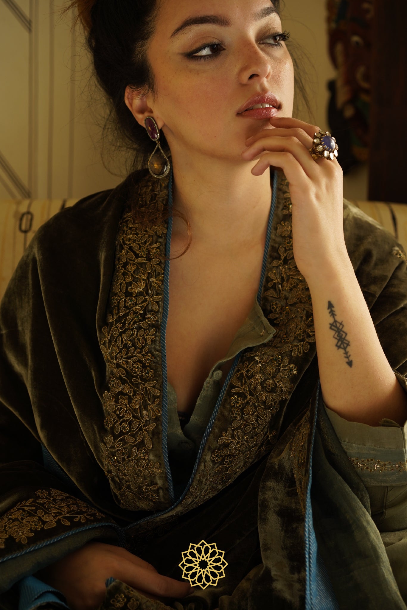 HIRAT EMBROIDEREED DUSHALA