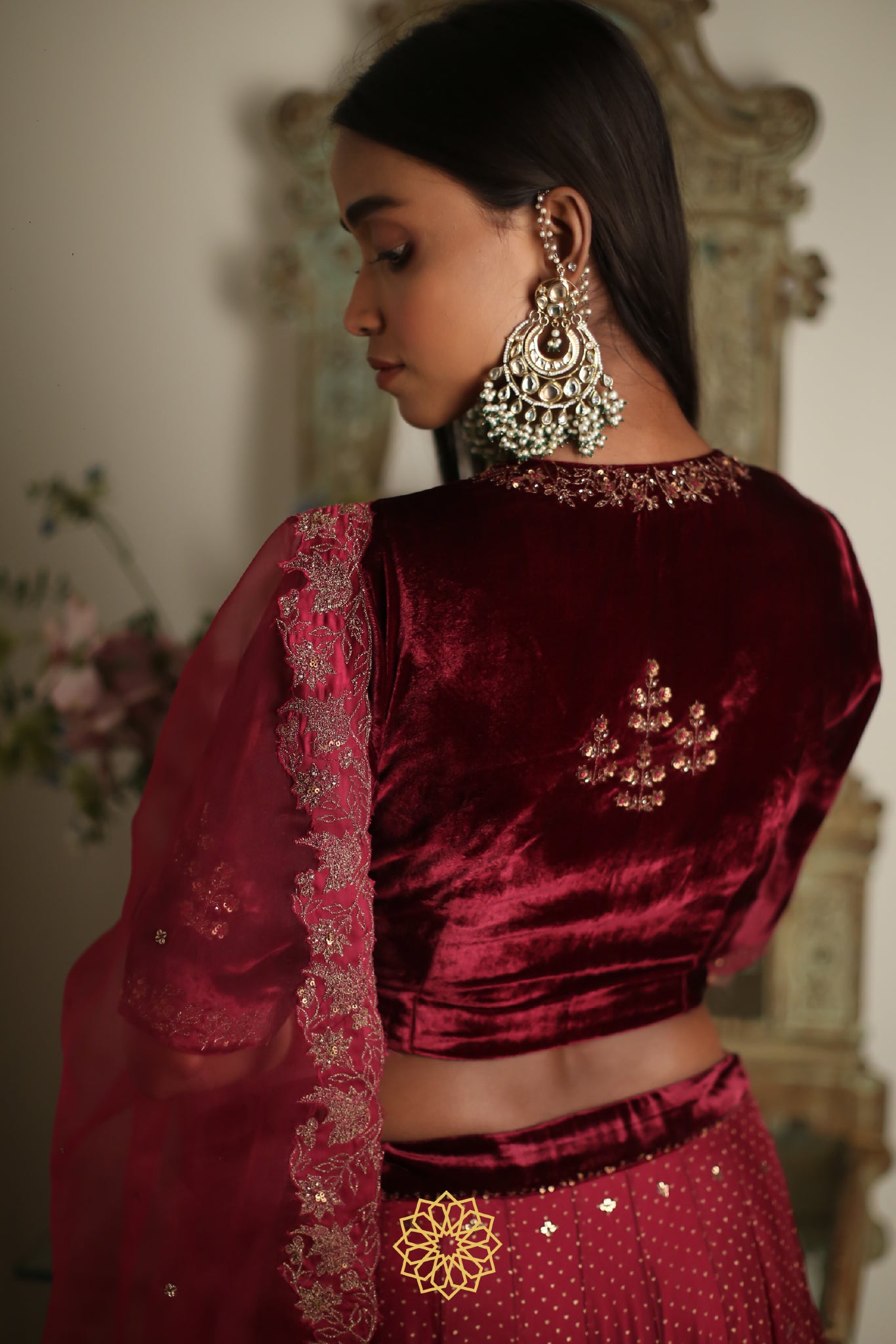 JANAN EMBROIDERED LEHENGA SET