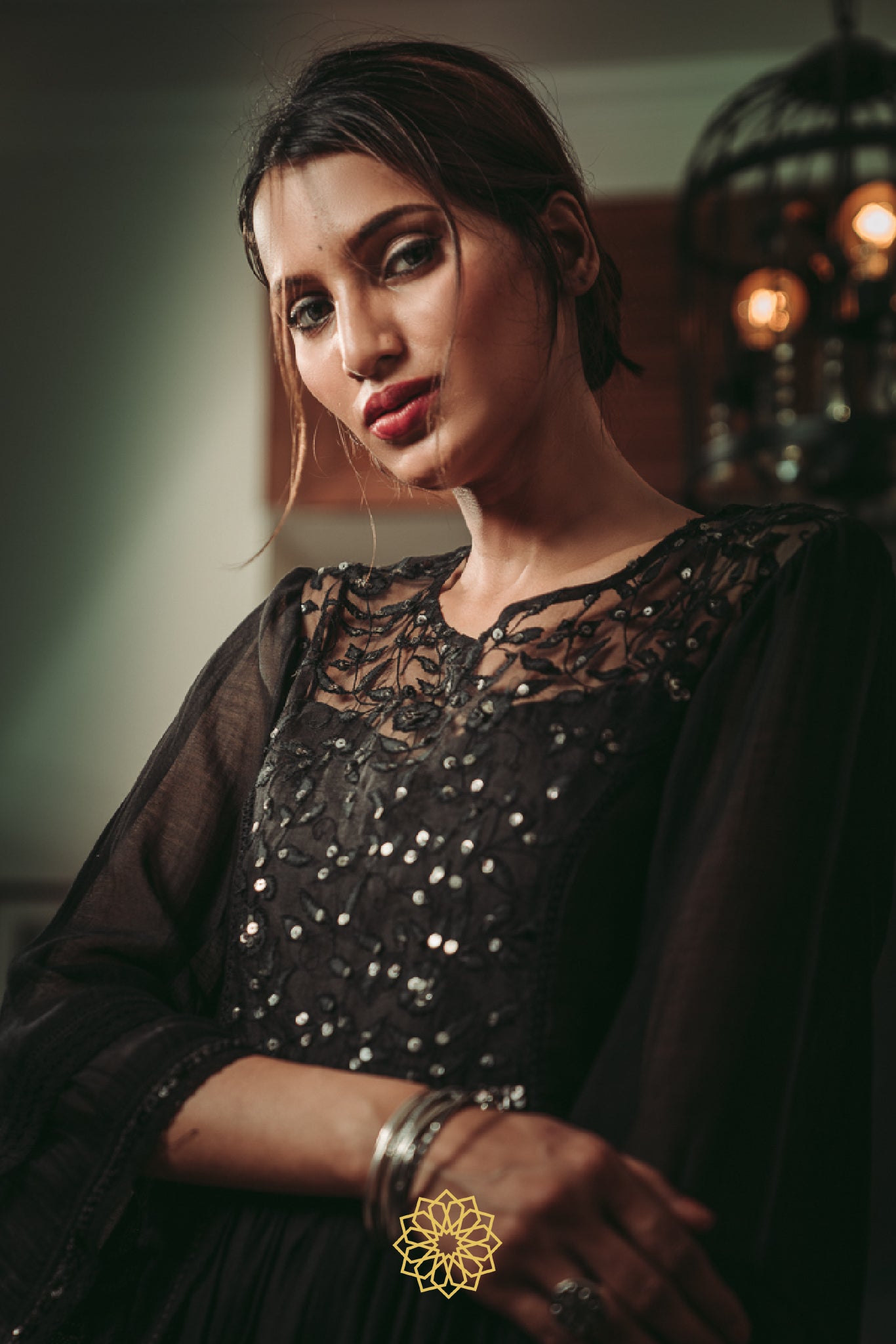 KOHL EMBROIDERED KURTA SET