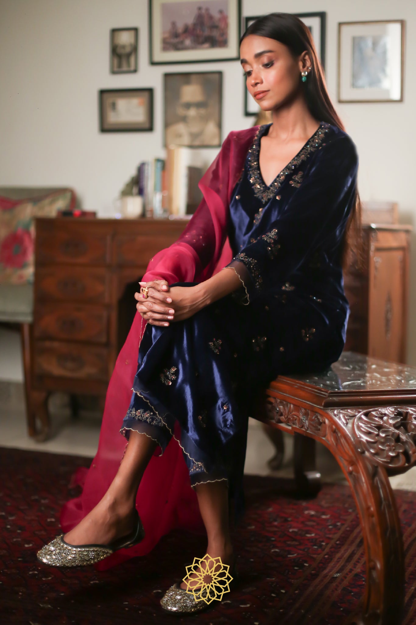 NOORI EMBROIDERED KURTA SET