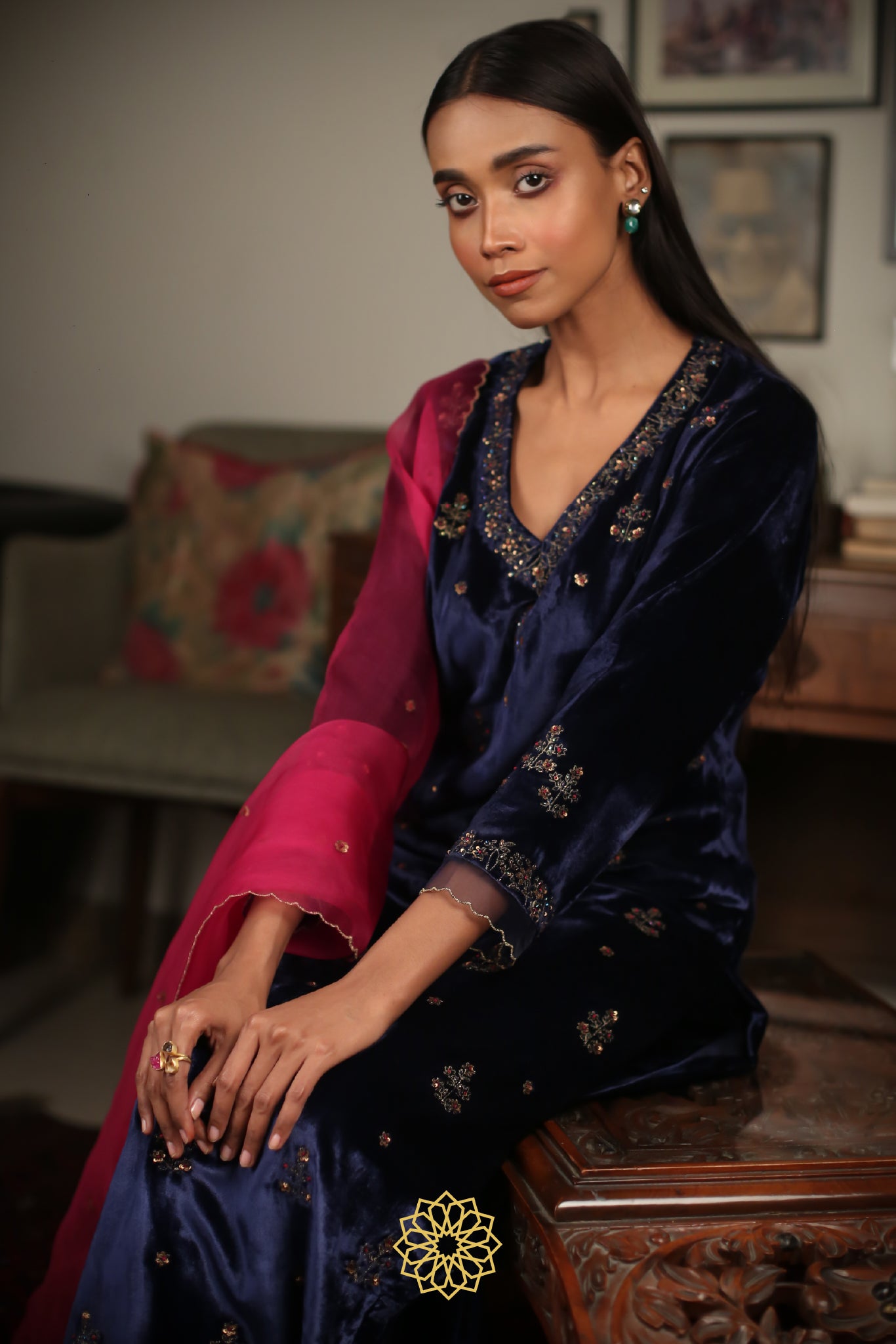 NOORI EMBROIDERED KURTA SET