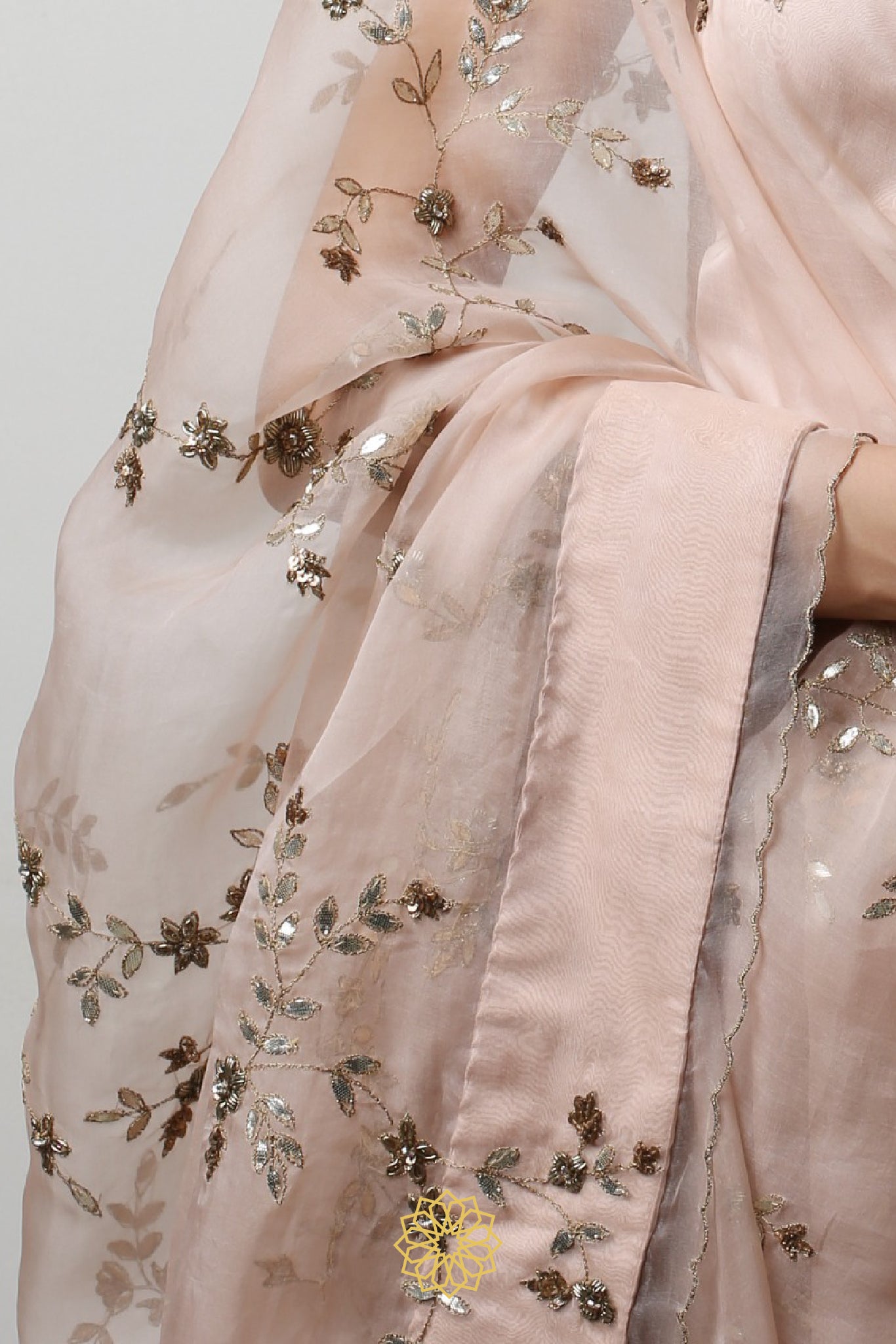 SUHANI EMBROIDERED ORGANZA SAREE