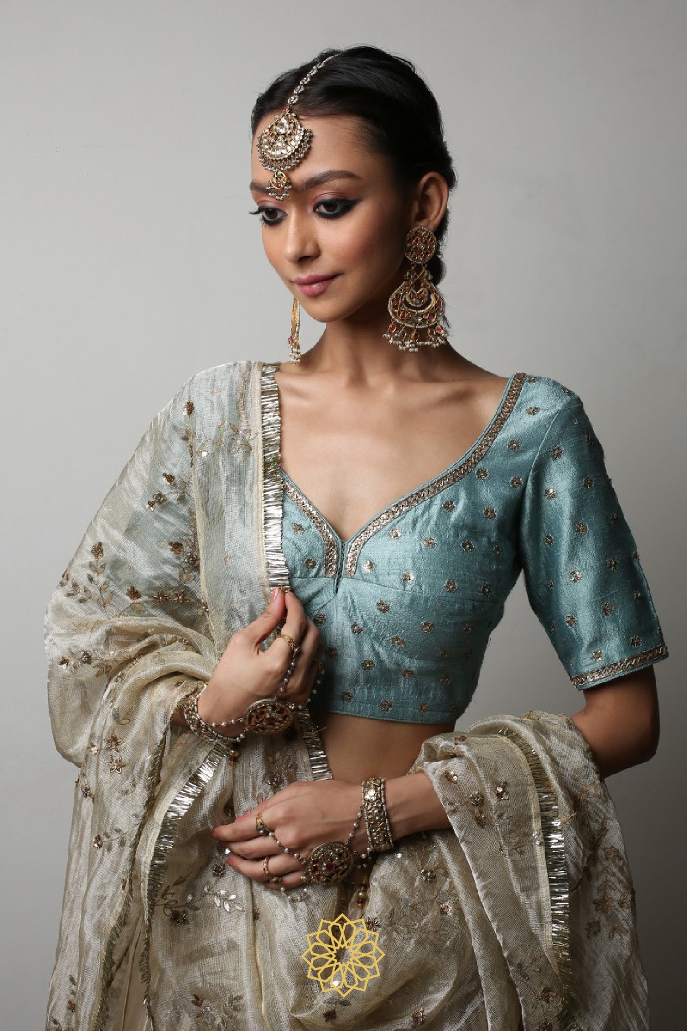 TAANI BANARSI EMBROIDERED LEHENGA