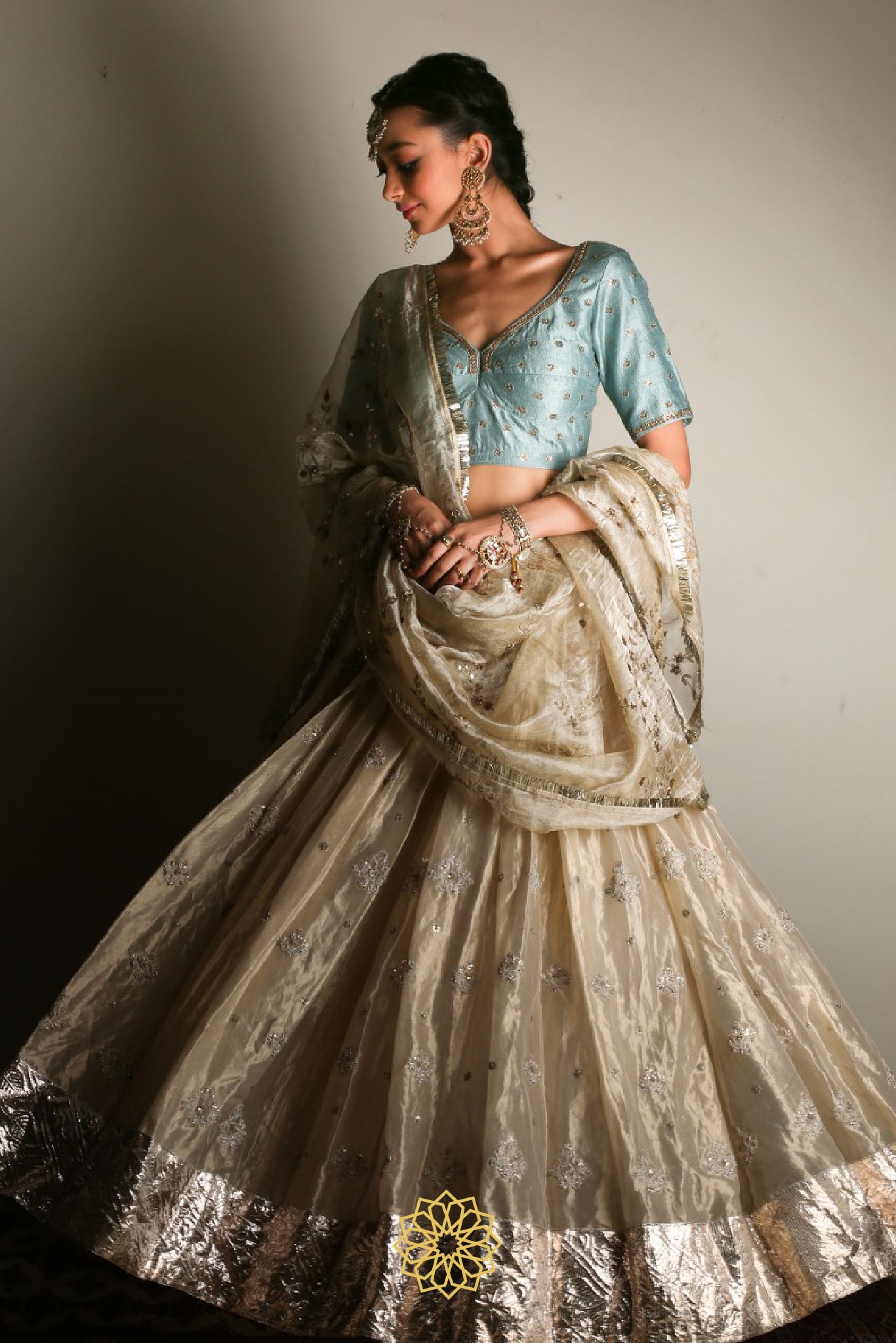 TAANI BANARSI EMBROIDERED LEHENGA