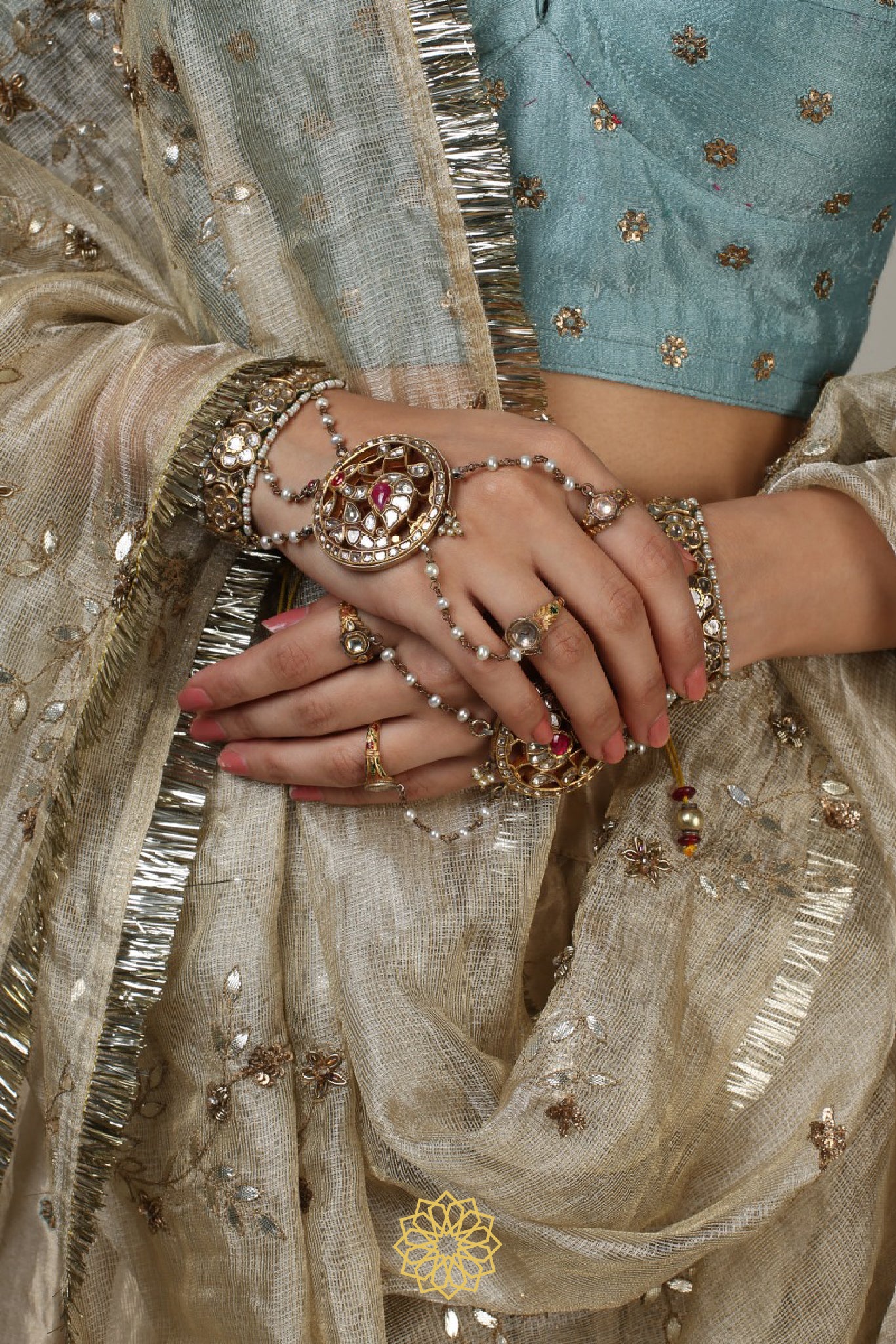 TAANI BANARSI EMBROIDERED LEHENGA