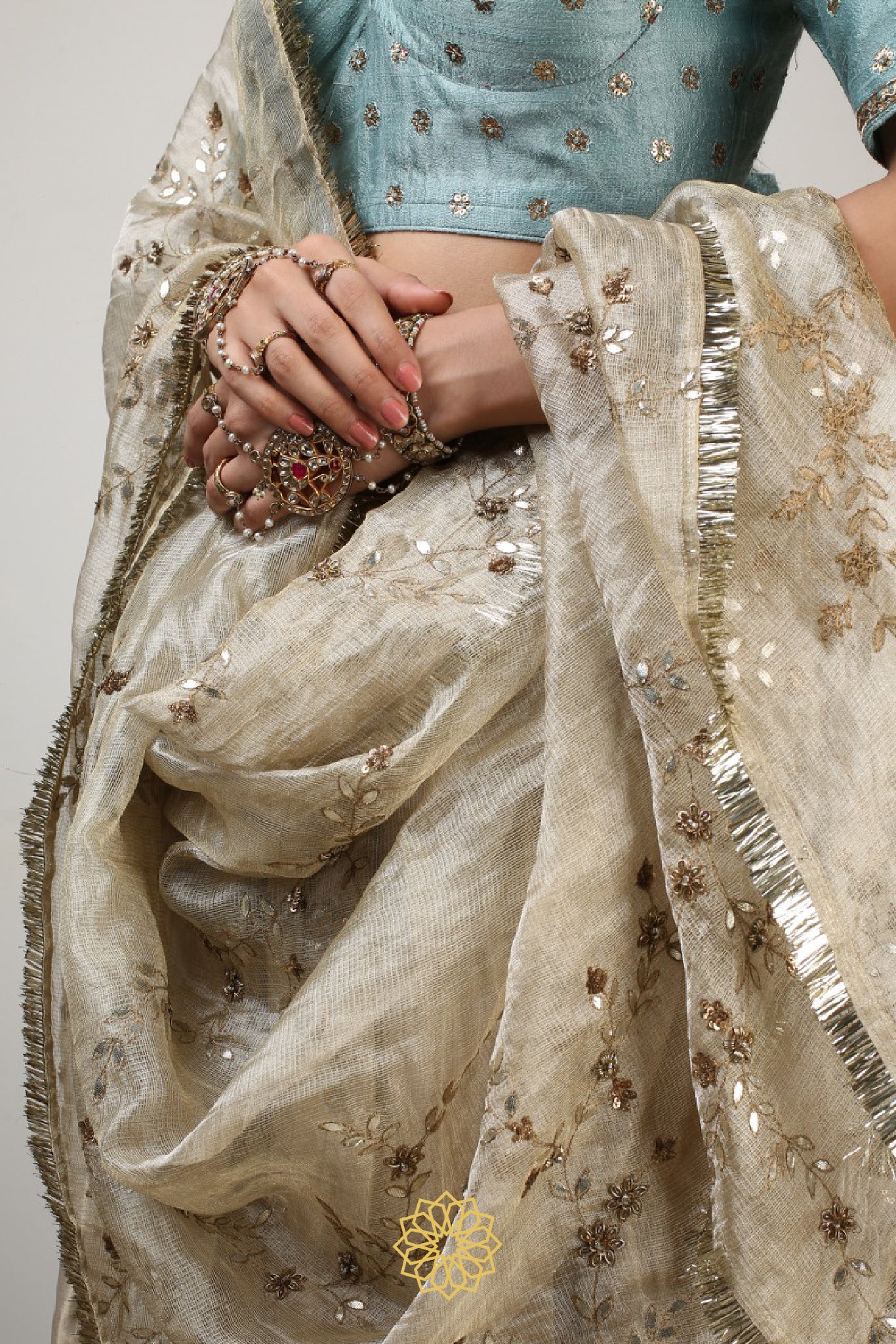 TAANI BANARSI EMBROIDERED LEHENGA