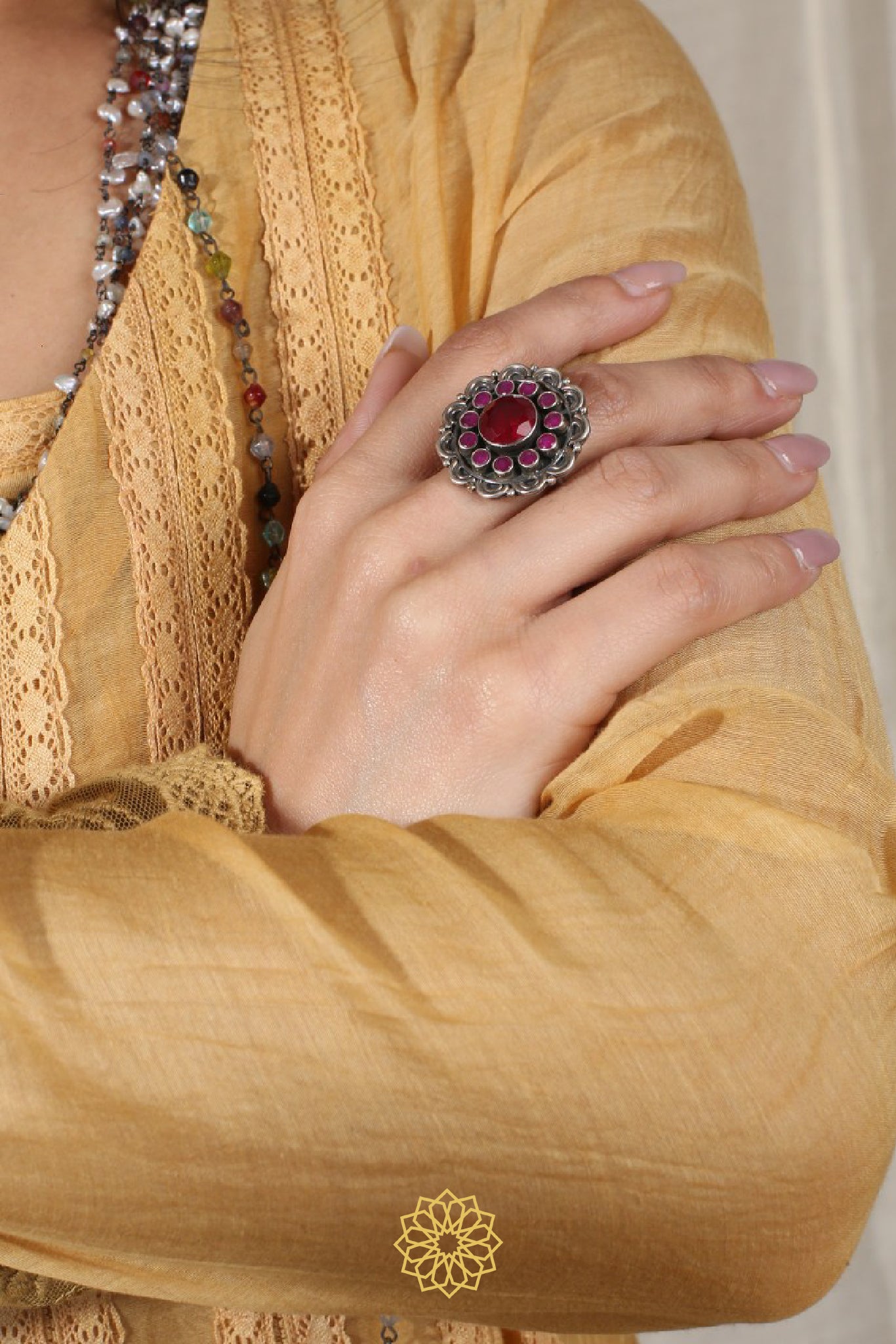 YELLOW EMBROIDERED KURTA SET