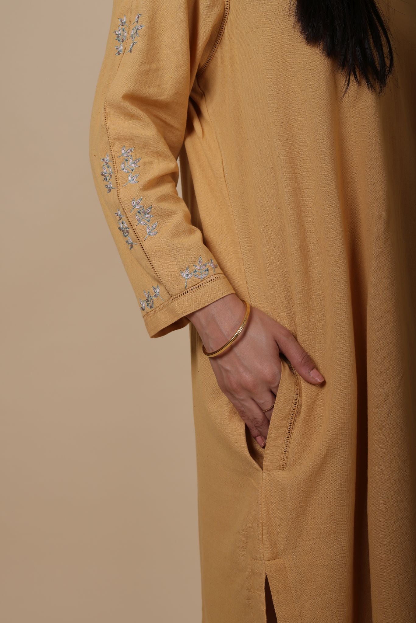 GIA CANARY YELLOW KURTA