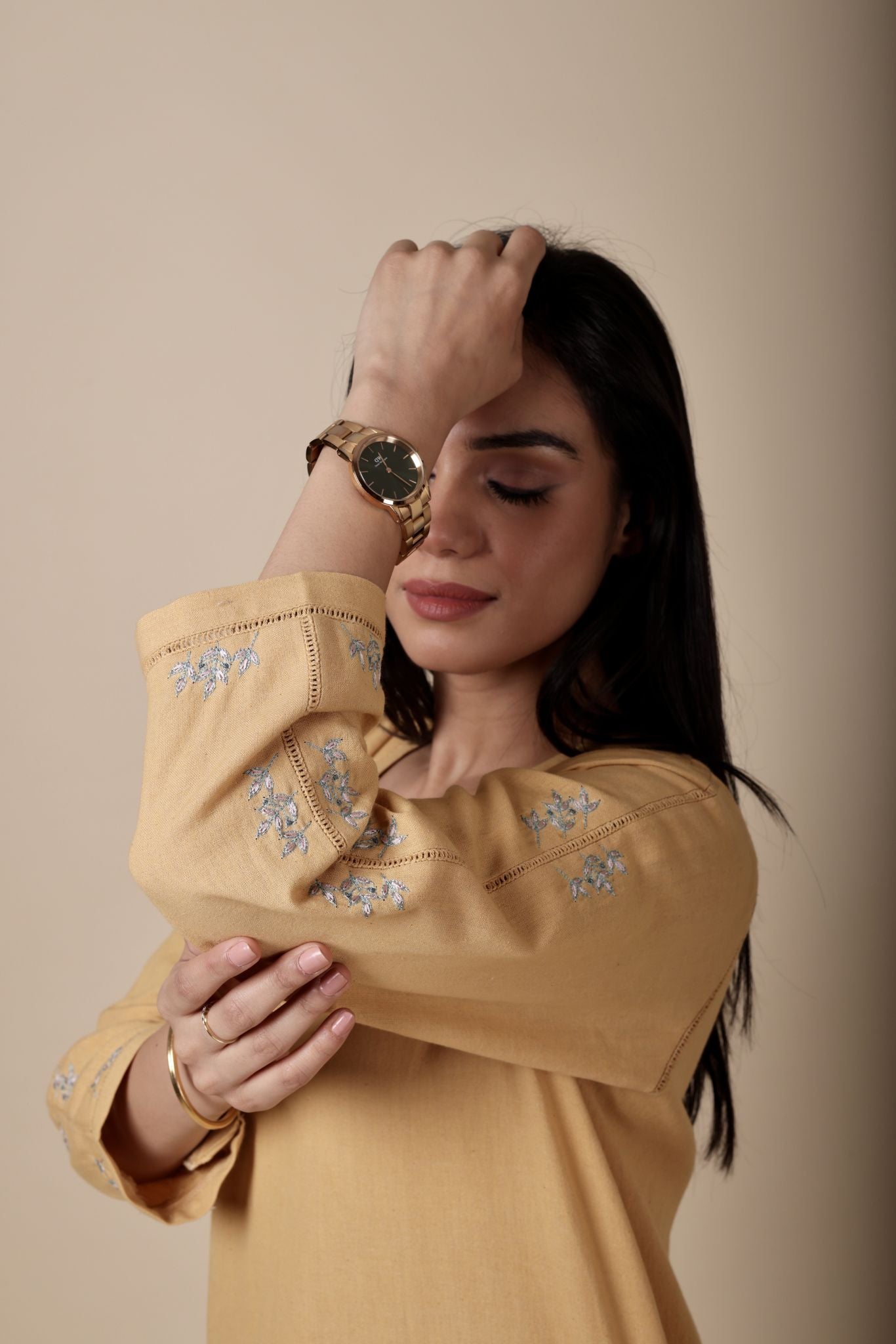 GIA CANARY YELLOW KURTA