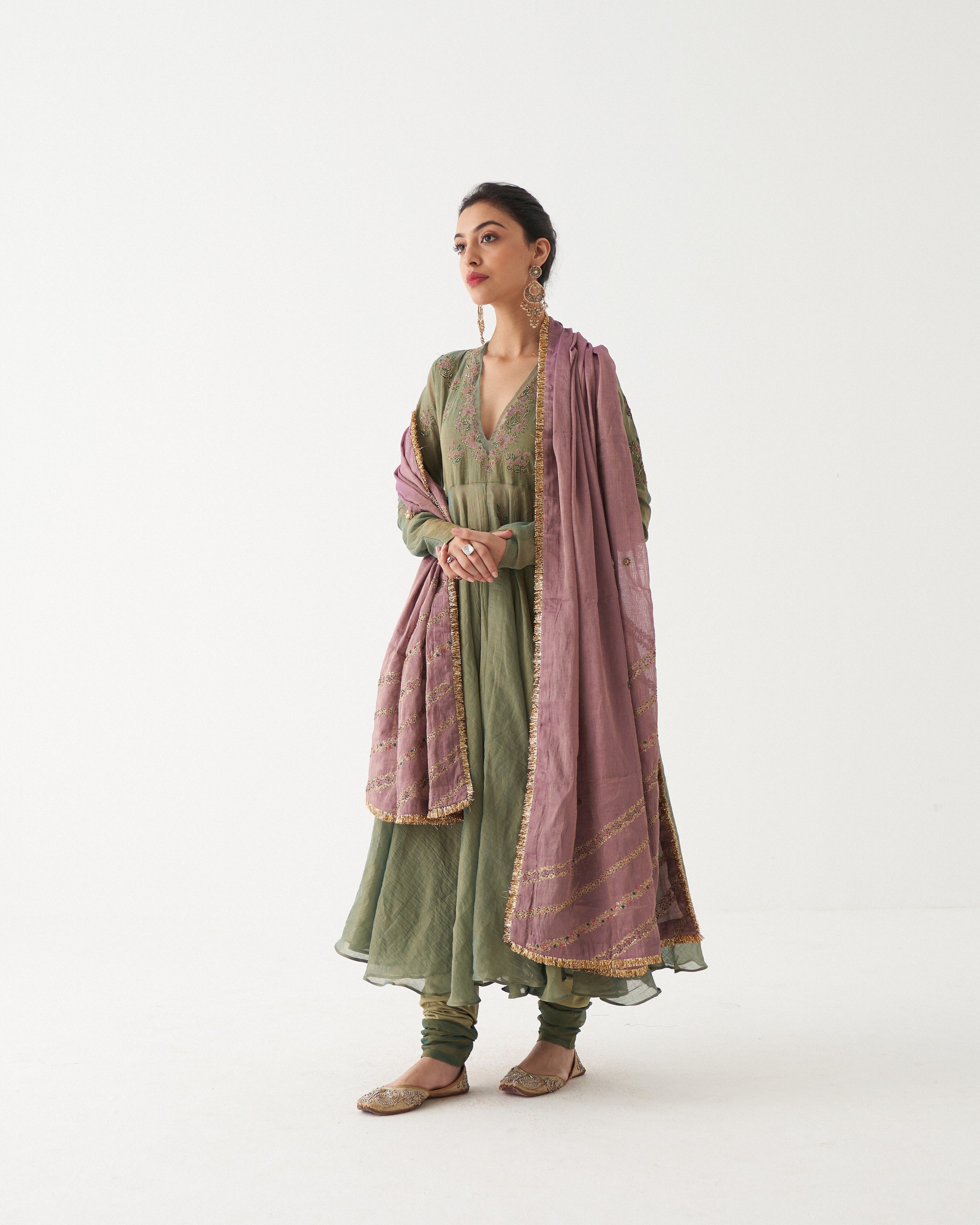 KIARA - TISSUE CHANDERI ANARKALI