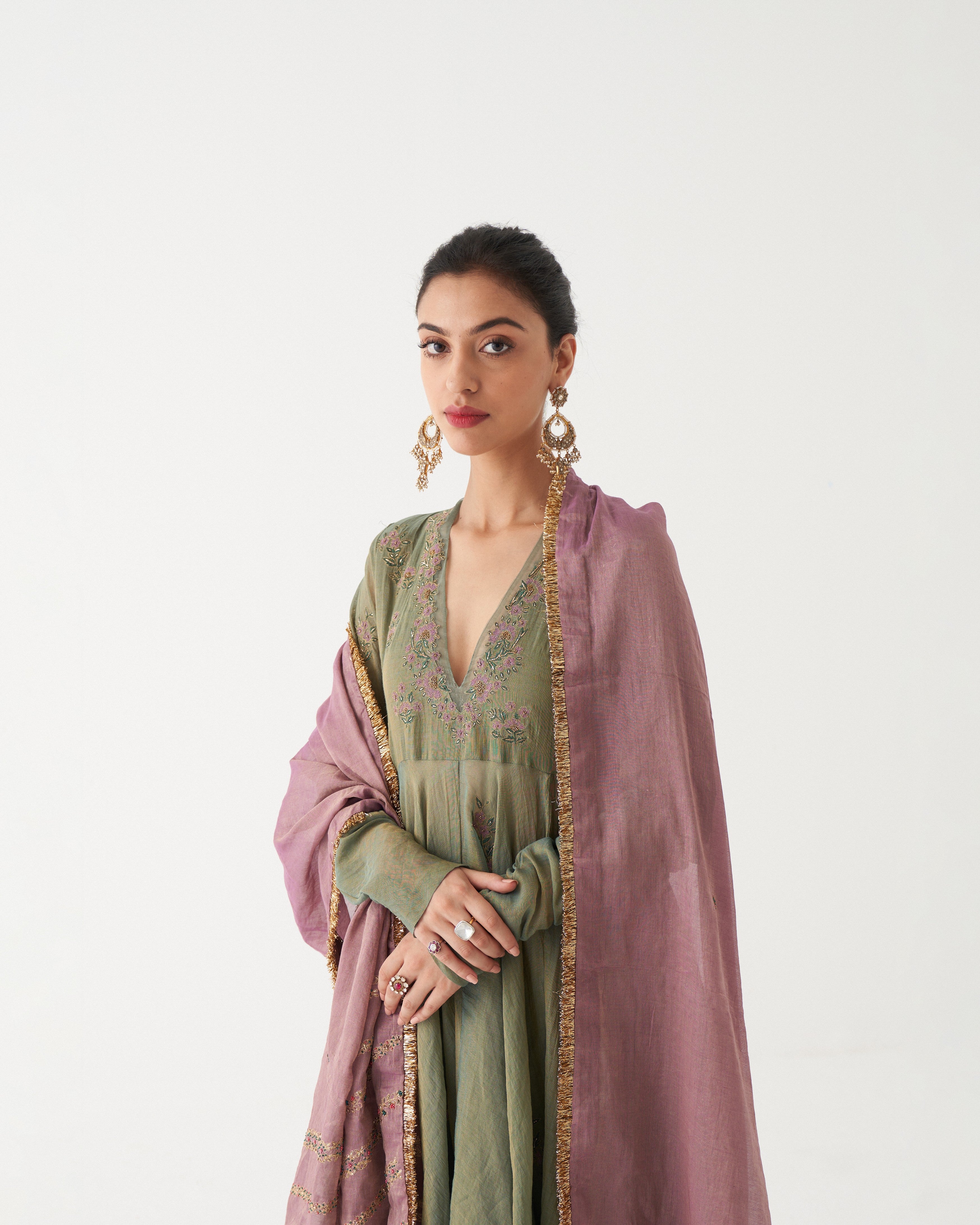 KIARA - TISSUE CHANDERI ANARKALI